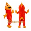 Orange Fish Mascot Costume Adult
