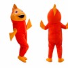 Orange Fish Mascot Costume Adult