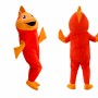 Orange Fish Mascot Costume Adult