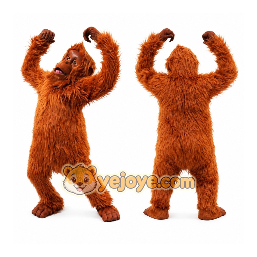 Orangutan Mascot Costume Adult Orangutan Mascot Costume Adult