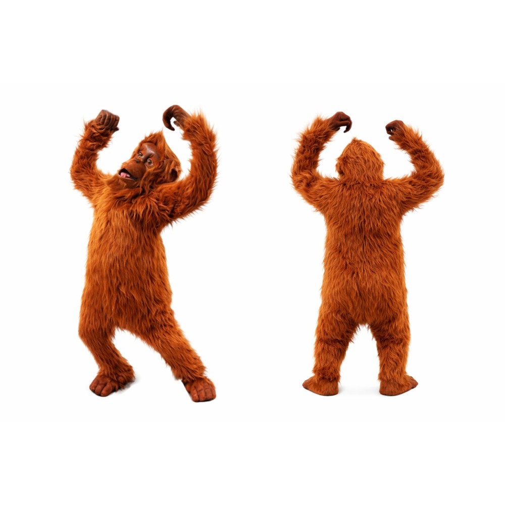 Orangutan Mascot Costume Adult