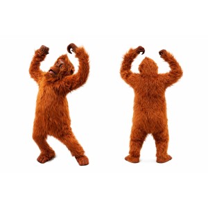 Orangutan Mascot Costume Adult