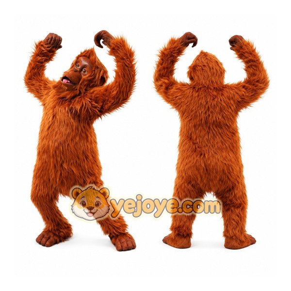 Orangutan Mascot Costume Adult