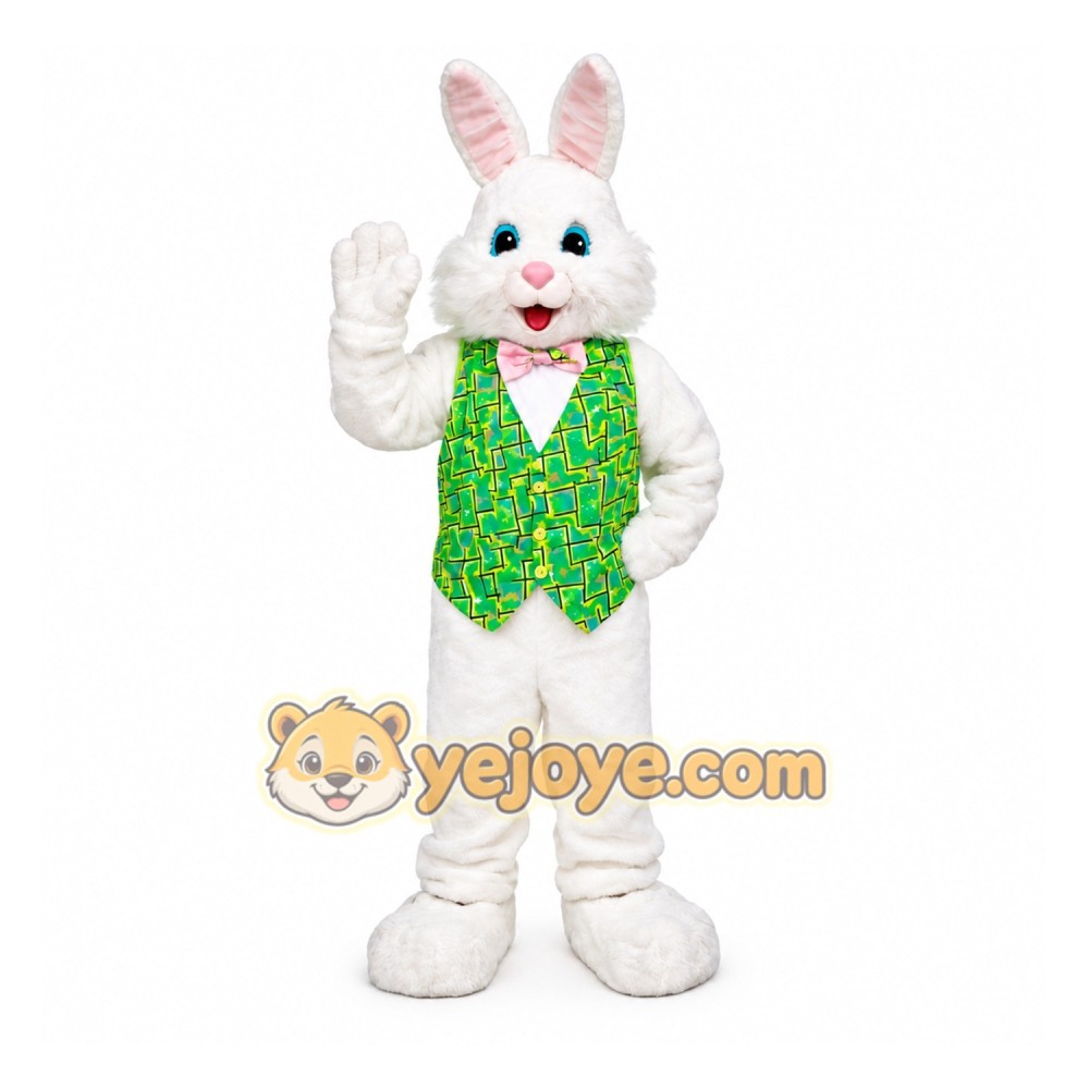 White Bunny Mascot Costume Adult White Bunny Mascot Costume Adult