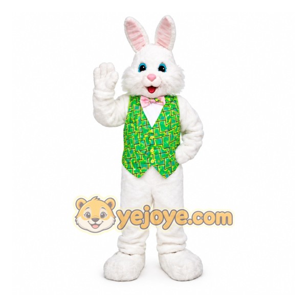White Bunny Mascot Costume Adult White Bunny Mascot Costume Adult