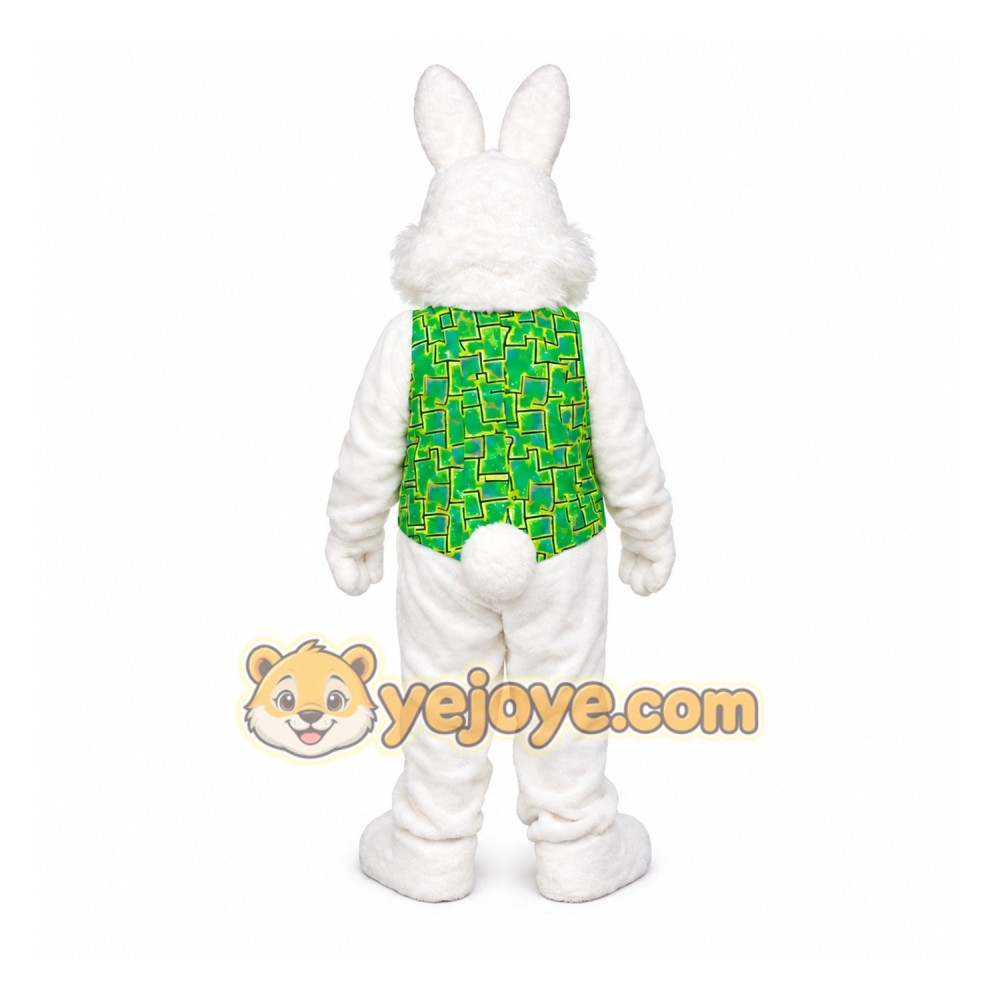 White Bunny Mascot Costume Adult White Bunny Mascot Costume Adult
