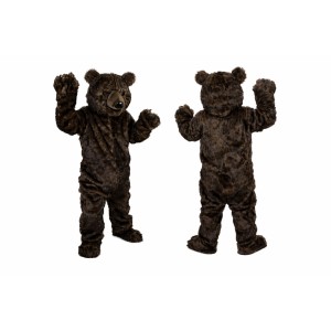 Brown Bear Mascot Costume Adult