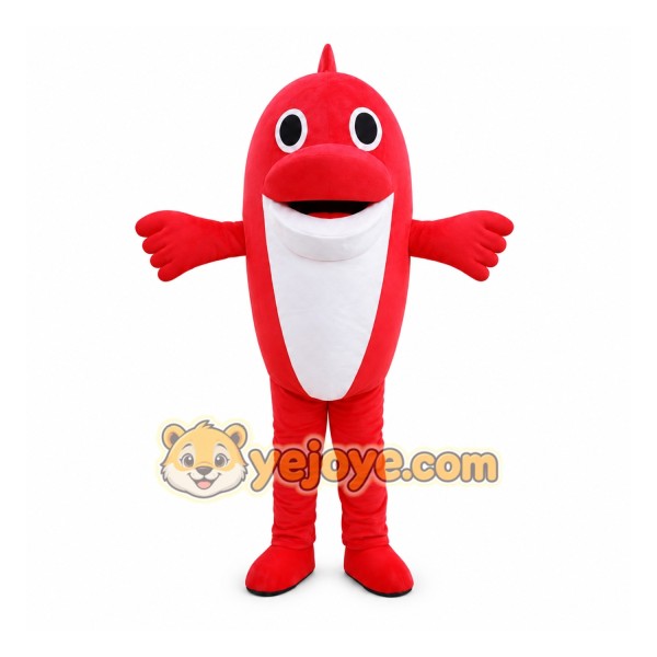 Red Fish Mascot Costume Adult