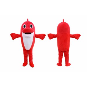 Red Fish Mascot Costume Adult