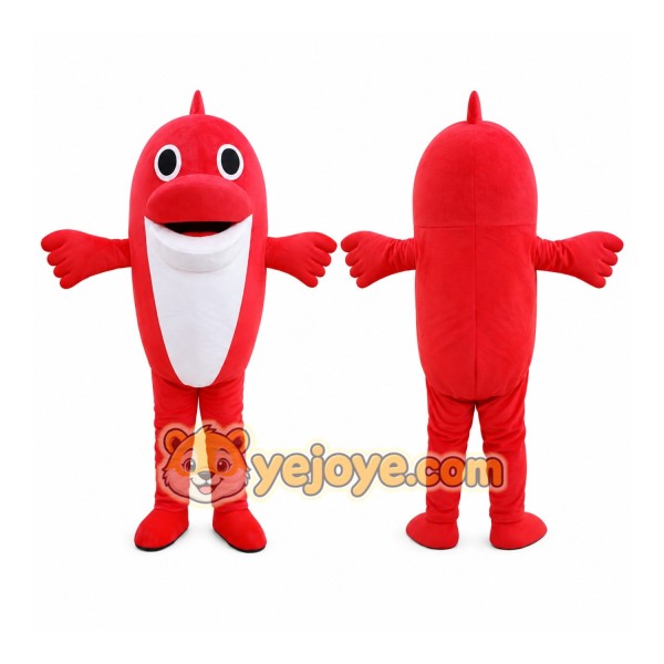 Red Fish Mascot Costume Adult