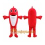 Red Fish Mascot Costume Adult
