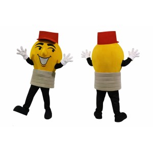 Light Bulb Mascot Costume Adult