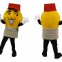 Light Bulb Mascot Costume Adult