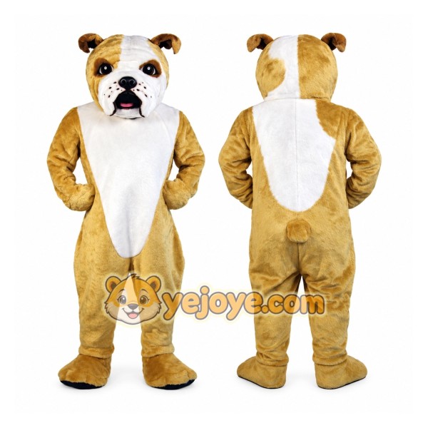 Bulldog Mascot Costume Adult