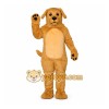 Golden Dog Mascot Costume Adult