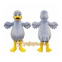 Grey Duck Mascot Costume Adult