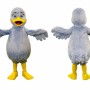 Grey Duck Mascot Costume Adult