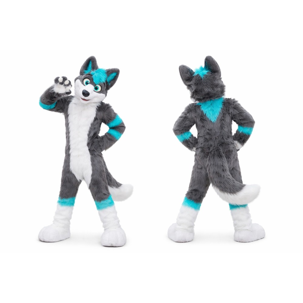 Husky Mascot Costume Adult