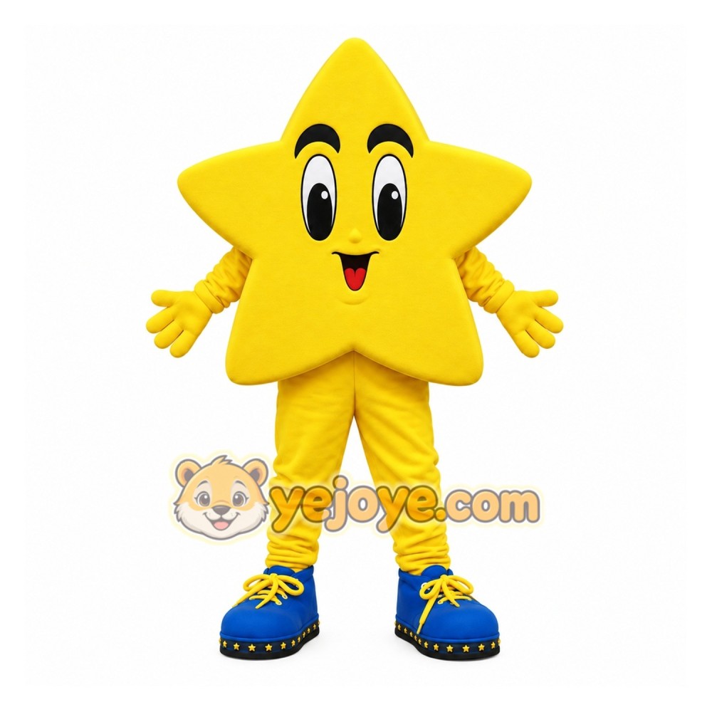 Star Mascot Costume Adult Star Mascot Costume Adult