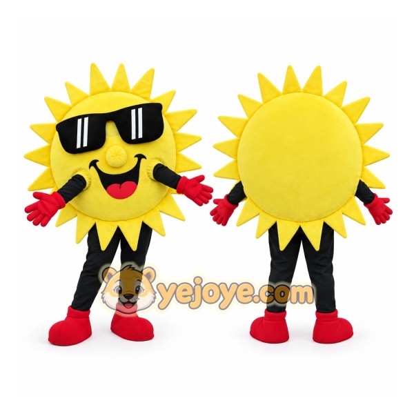 Sun Mascot Costume Adult