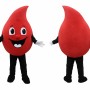 Blood Drop Mascot Costume