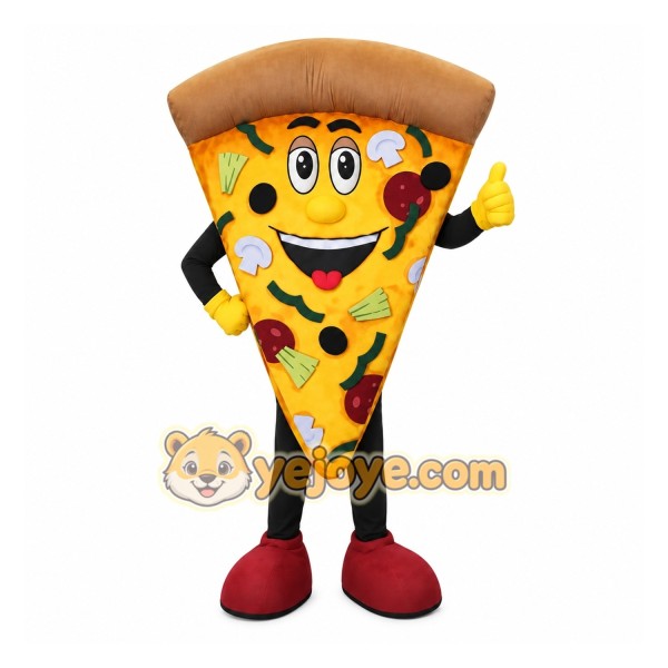 Pizza Slice Mascot Costume Pizza Slice Mascot Costume