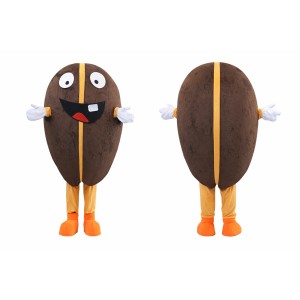 Coffee Bean Mascot Costume
