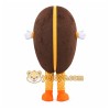 Coffee Bean Mascot Costume Coffee Bean Mascot Costume