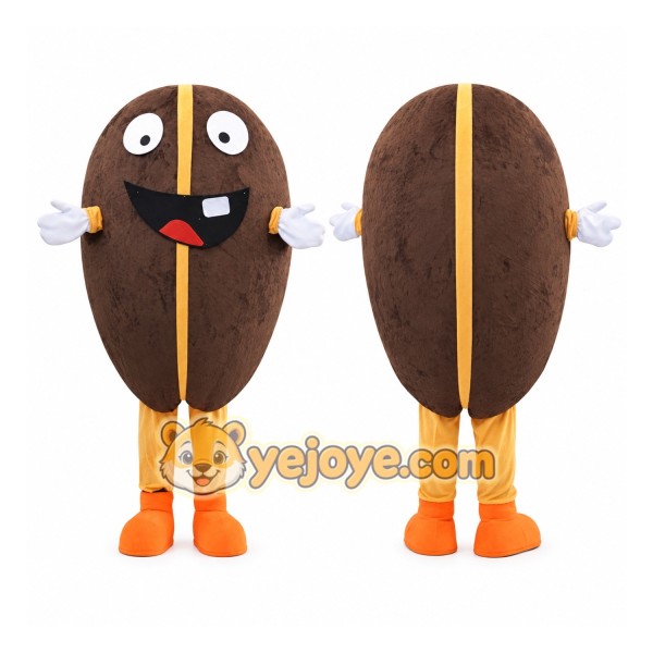 Coffee Bean Mascot Costume