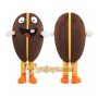 Coffee Bean Mascot Costume