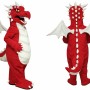 Red Dragon Mascot Costume