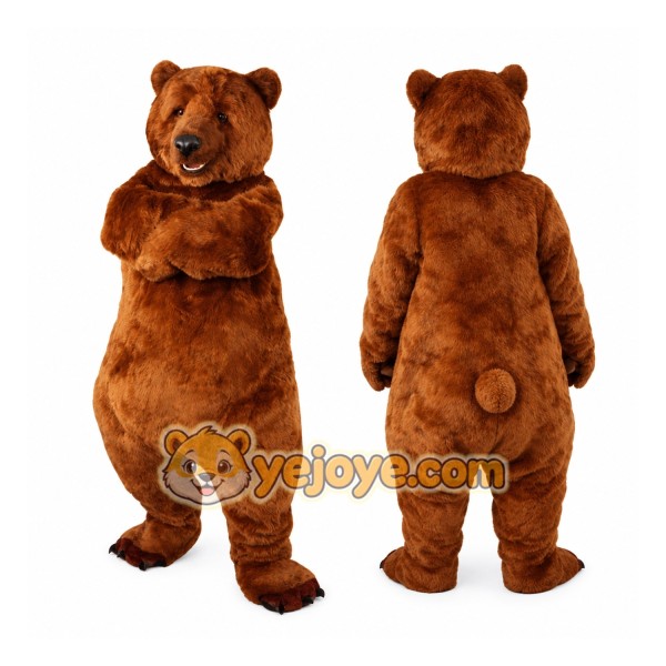 Brown Bear Mascot Costume