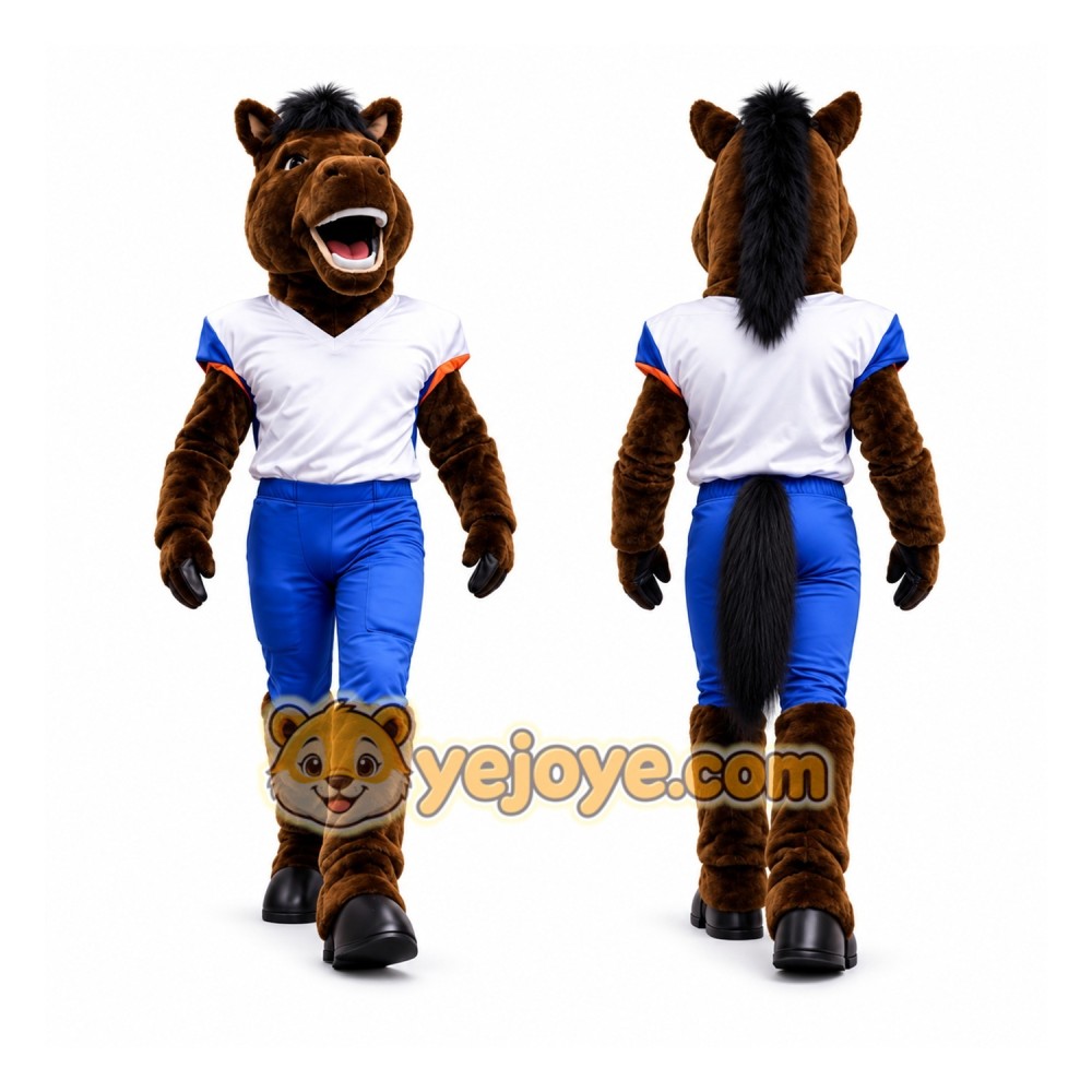 Horse Football Mascot Costume Horse Football Mascot Costume