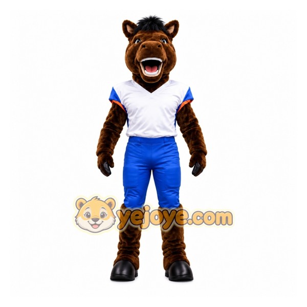 Horse Football Mascot Costume