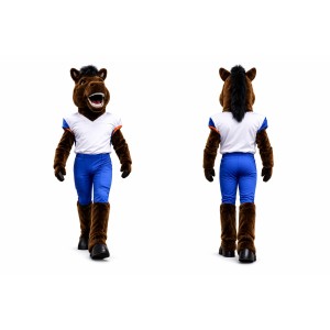 Horse Football Mascot Costume