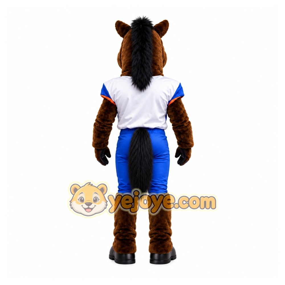 Horse Football Mascot Costume Horse Football Mascot Costume