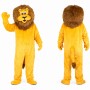Yellow Lion Mascot Costume