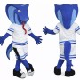 Blue Snake Mascot Costume
