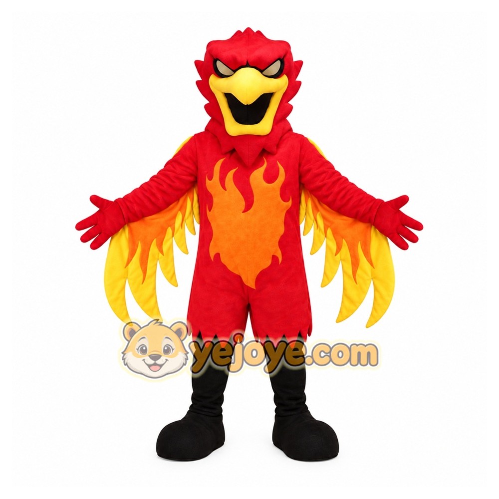 Fire Bird Mascot Costume Fire Bird Mascot Costume