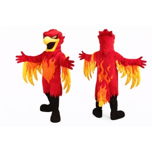 Fire Bird Mascot Costume