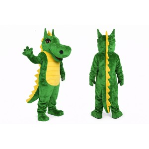 Green Dragon Mascot Costume