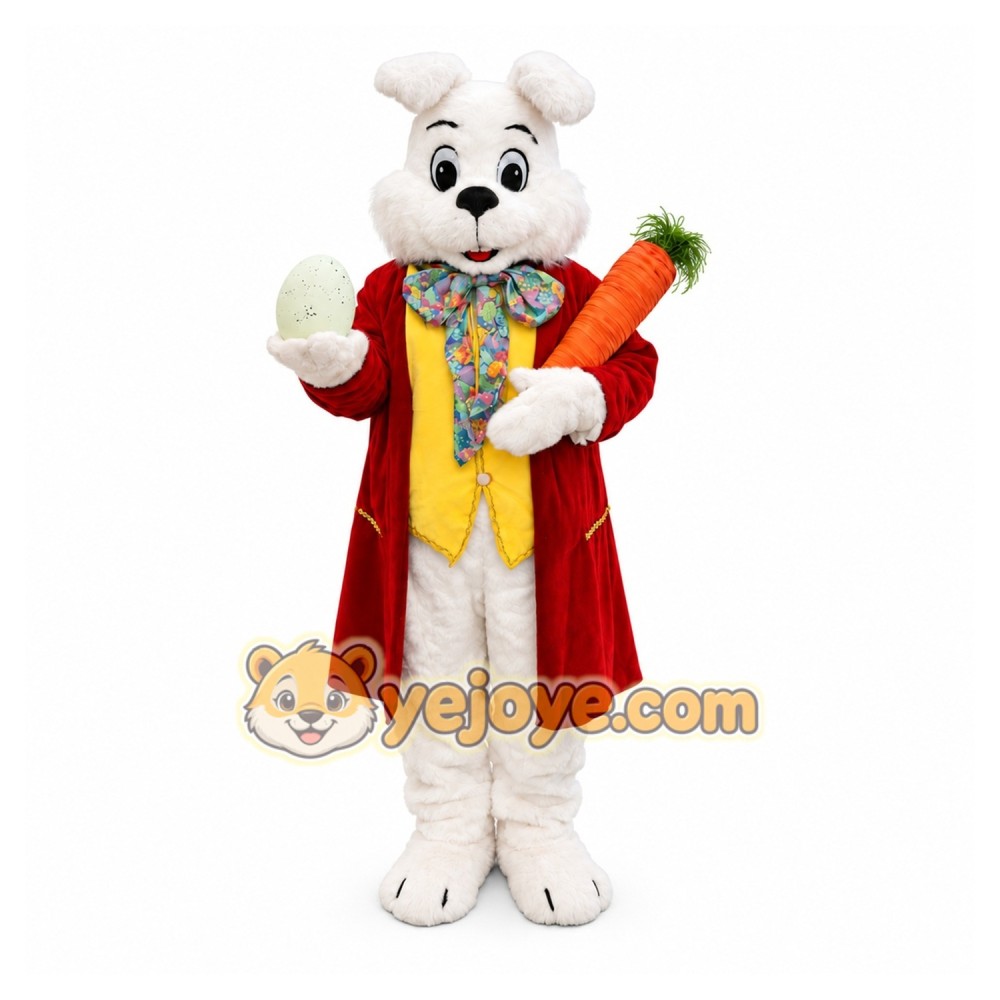 Easter Rabbit Mascot Costume Easter Rabbit Mascot Costume
