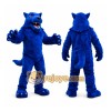 Blue Wolf Mascot Costume Blue Wolf Mascot Costume