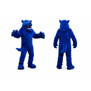 Blue Wolf Mascot Costume