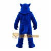 Blue Wolf Mascot Costume Blue Wolf Mascot Costume