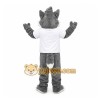 Cartoon Gray Wolf Mascot Costume Cartoon Gray Wolf Mascot Costume