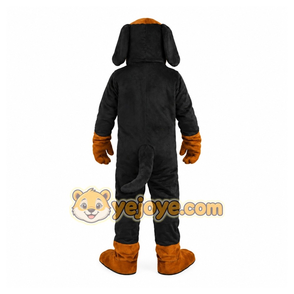 Cute Black Dog Mascot Costume Cute Black Dog Mascot Costume