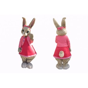 Cute Lily Peter Rabbit Mascot Costume