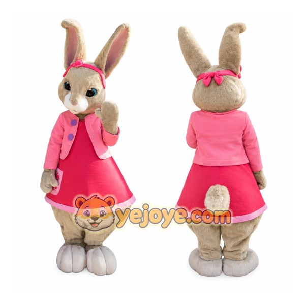 Cute Lily Peter Rabbit Mascot Costume