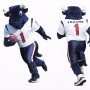 Blue Bull Football Mascot Costume